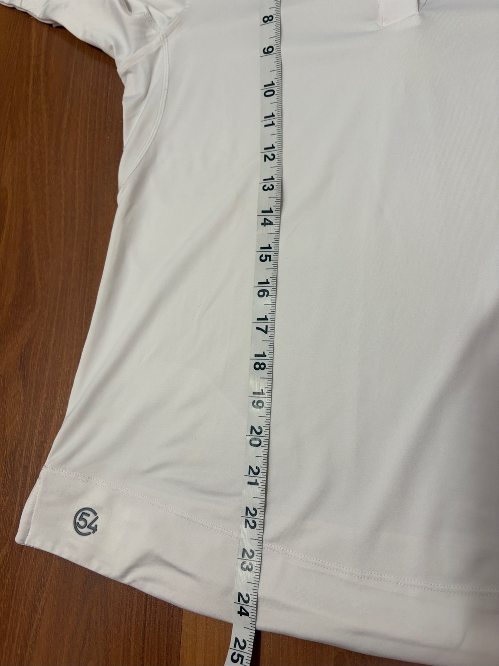 Chase 54 women’s white long sleeve polo quick dry golf tennis - Picture 7 of 11